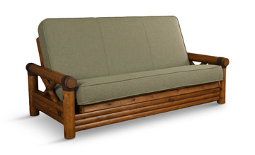 Boulder Futon And Mattress With Monte Toro Pistachio Cover