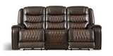 Marquee Leather Power Reclining Sofa thumbnail 1