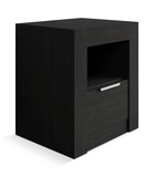 Sorrento Black Nightstand thumbnail 1