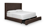 Grandeur Queen Storage Bed - Brown thumbnail 4