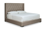 Grandeur Queen Storage Bed - Beige thumbnail 2