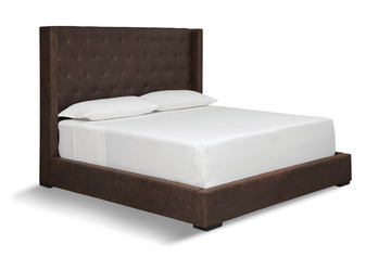 Grandeur Queen Storage Bed - Brown