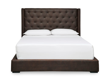 Grandeur Queen Storage Bed - Brown