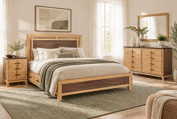 Addison Queen Storage Bedroom Suite With 3 Drawer Nightstand