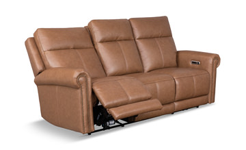 Alexander Leather Power Reclining Sofa