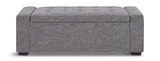 Arturo Tufted II Storage Bench - Chocolate Chip thumbnail 2