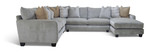 Everett 4 Piece Sectional With Right Arm Chaise  thumbnail 2
