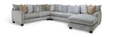 Everett 4 Piece Sectional With Right Arm Chaise  thumbnail 1