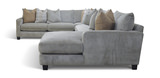 Everett 4 Piece Sectional With Right Arm Chaise  thumbnail 3