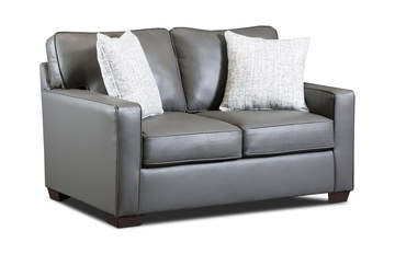 Soryn Leather Loveseat