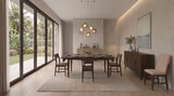 Berkeley Extension Table With 4 Wood Dining Chairs thumbnail 3