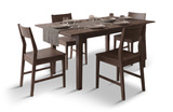 Berkeley Extension Table With 4 Wood Dining Chairs thumbnail 1