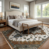 Keira Rust/Ivory Area Rug - 9′10″ X 12′1″ thumbnail 3