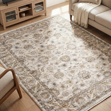 Maharaja Pearl Area Rug - 5′3″ X 7′6″