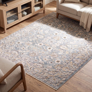 Maharaja Azure Area Rug - 5′3″ X 7′6″