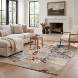 Evolution Beige/Navy Area Rug - 7′10″ X 10′10″ thumbnail 2