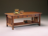 Three Drawer Coffee Table thumbnail 3