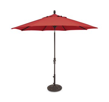 image Market Umbrella 9′ - Black Pole / Jockey Red 