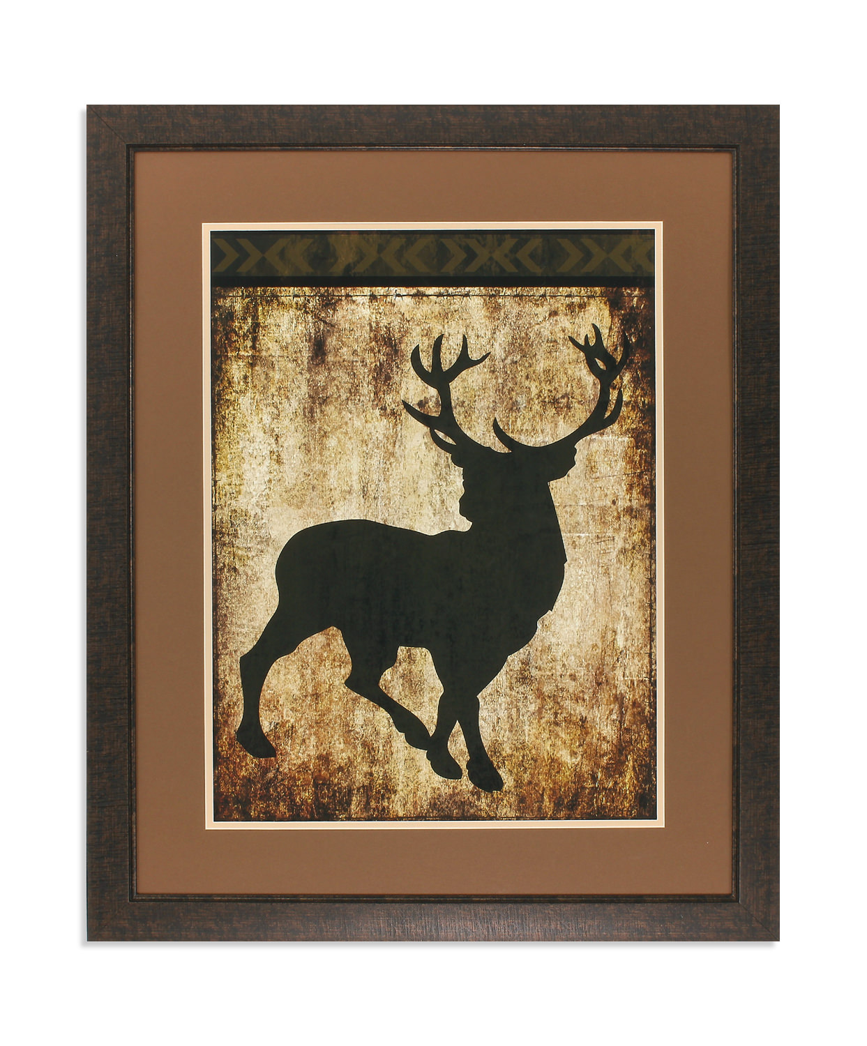 Deer Silhouette Framed Art HOM Furniture
