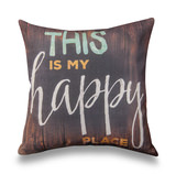 18″ My Happy Place Pillow thumbnail 1