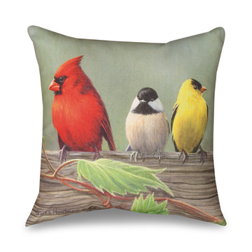 image 18″ Birds On A Line Pillow