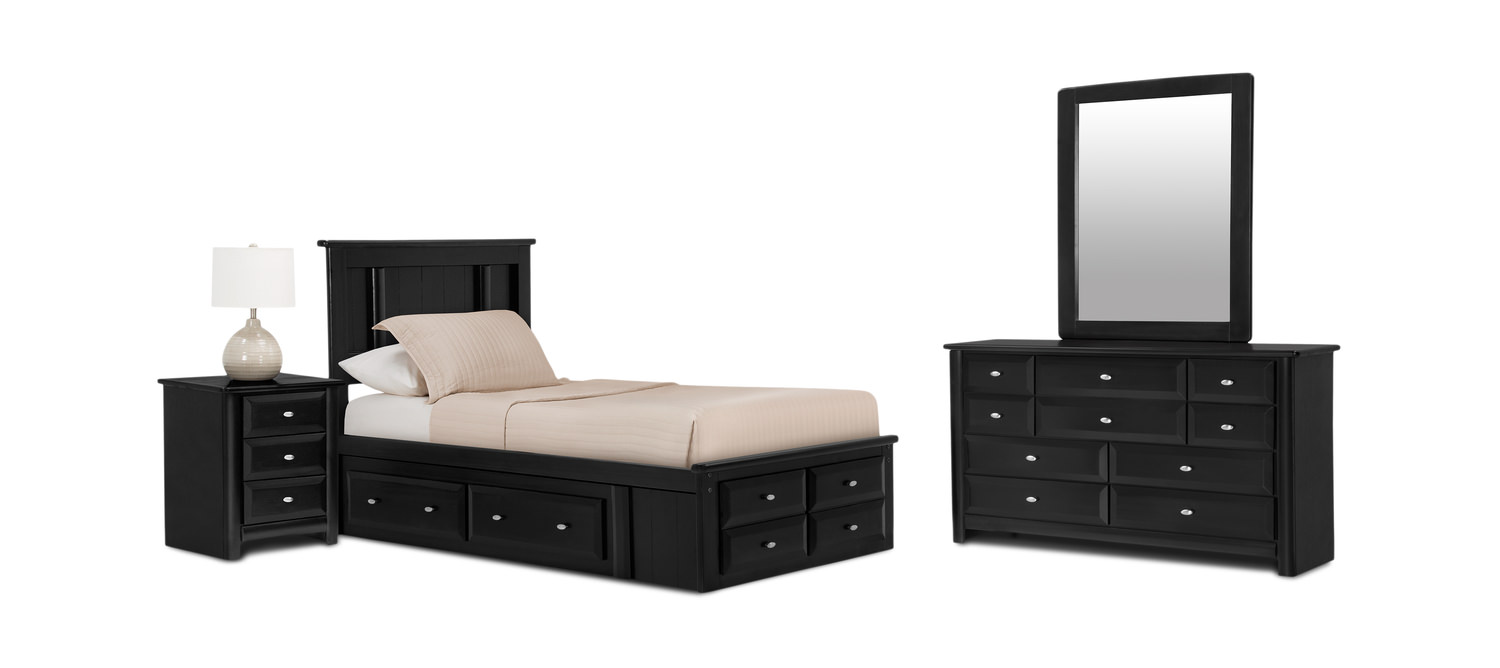 Laguna Platform Storage Bedroom Suite