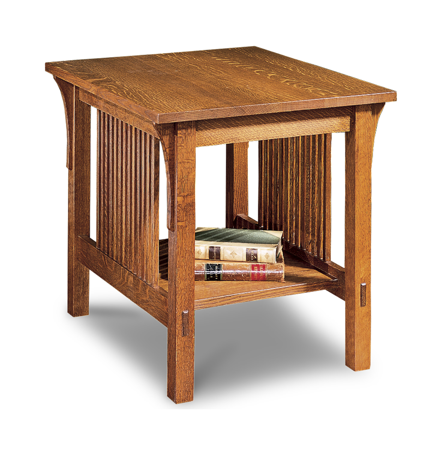 mission chairside table