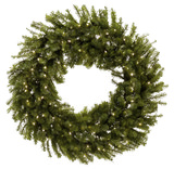 Continental Pine 48″ Pre-lit Artificial Pine Wreath Clear Lights thumbnail 1