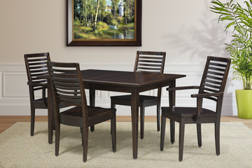 Casual Comfort Leg Table With 4 Side Chairs And 2 Arm Chairs