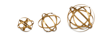 image Stetson Gold Spheres - Set of 3