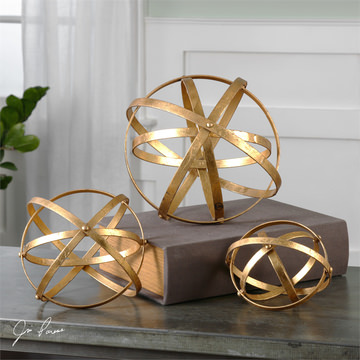 image Stetson Gold Spheres - Set of 3