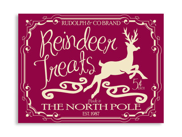 image Reindeer Treats Sign