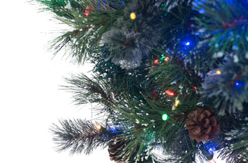 Oregon Pine 7.5′ Artificial Christmas Tree with 800 Multi Function LED Lights