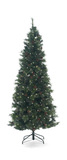Oregon Pine 9′ Pre-Lit Artificial Christmas Tree with Warm White LED Lights - Slim  thumbnail 1