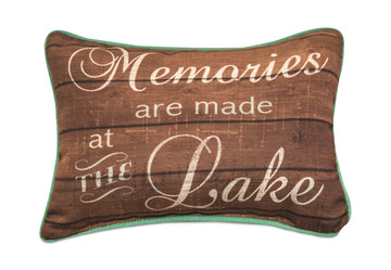  Memories Made at the Lake Pillow