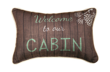 Welcome to our Cabin Pillow