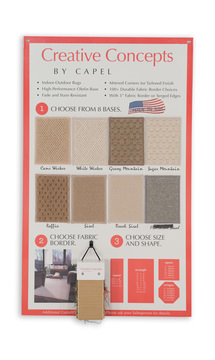 Creative Concepts Platinum Sisal Area Rug - 5′0″ X 8′0″