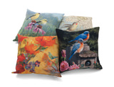 18″ Birdhouse Blues Pillow thumbnail 2