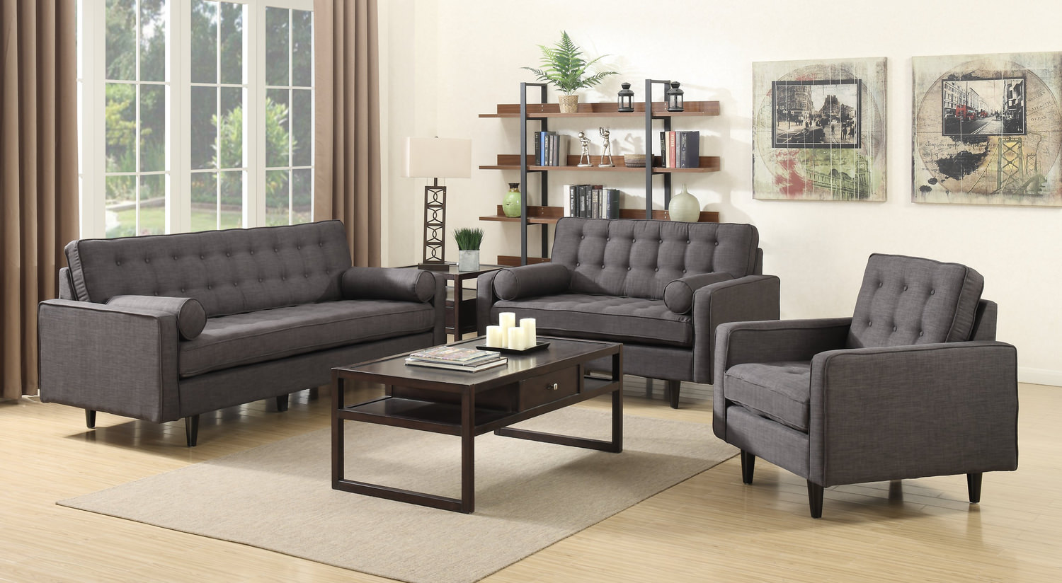 Rosaline Sofa Dock86 Rosaline Sofa Charcoal