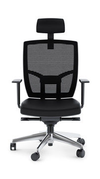 Black Leather Office Chair