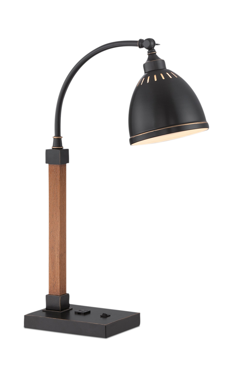 desk lamp with outlet