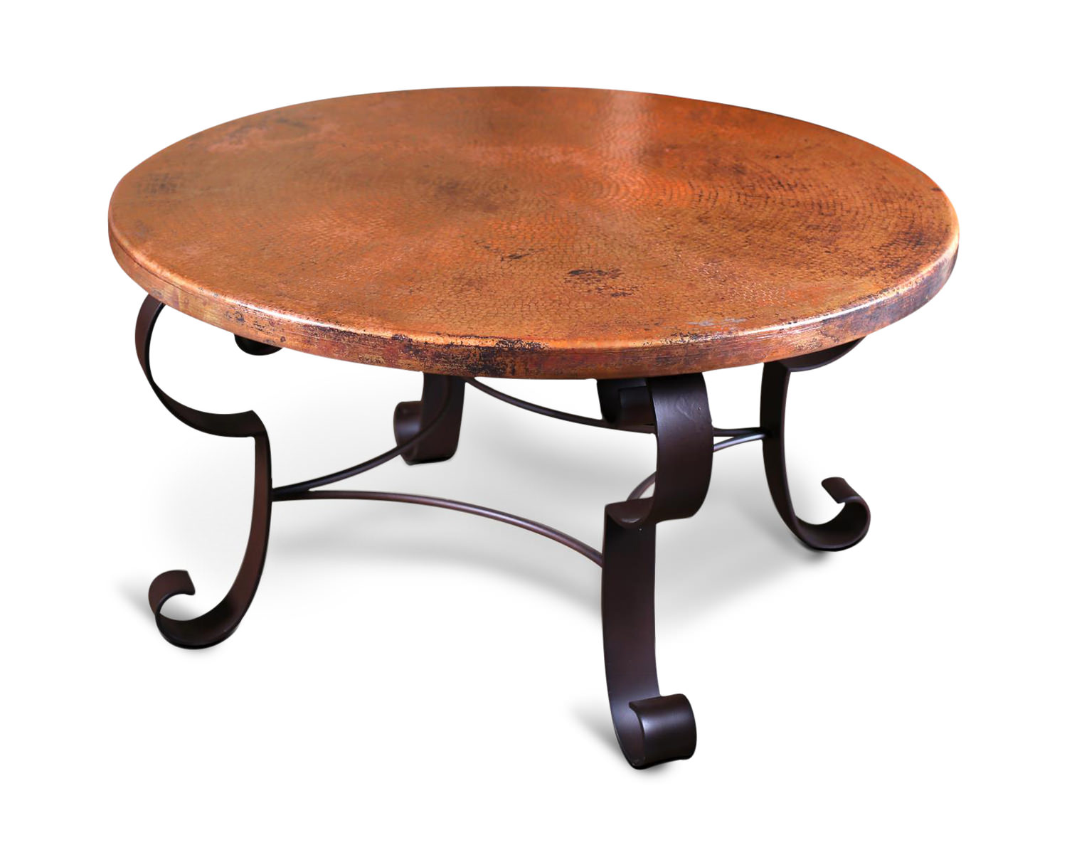 Mallorca Hand Hammered Copper Coffee Table Hom Furniture Mallorca Hand Hammered Copper Coffee Table