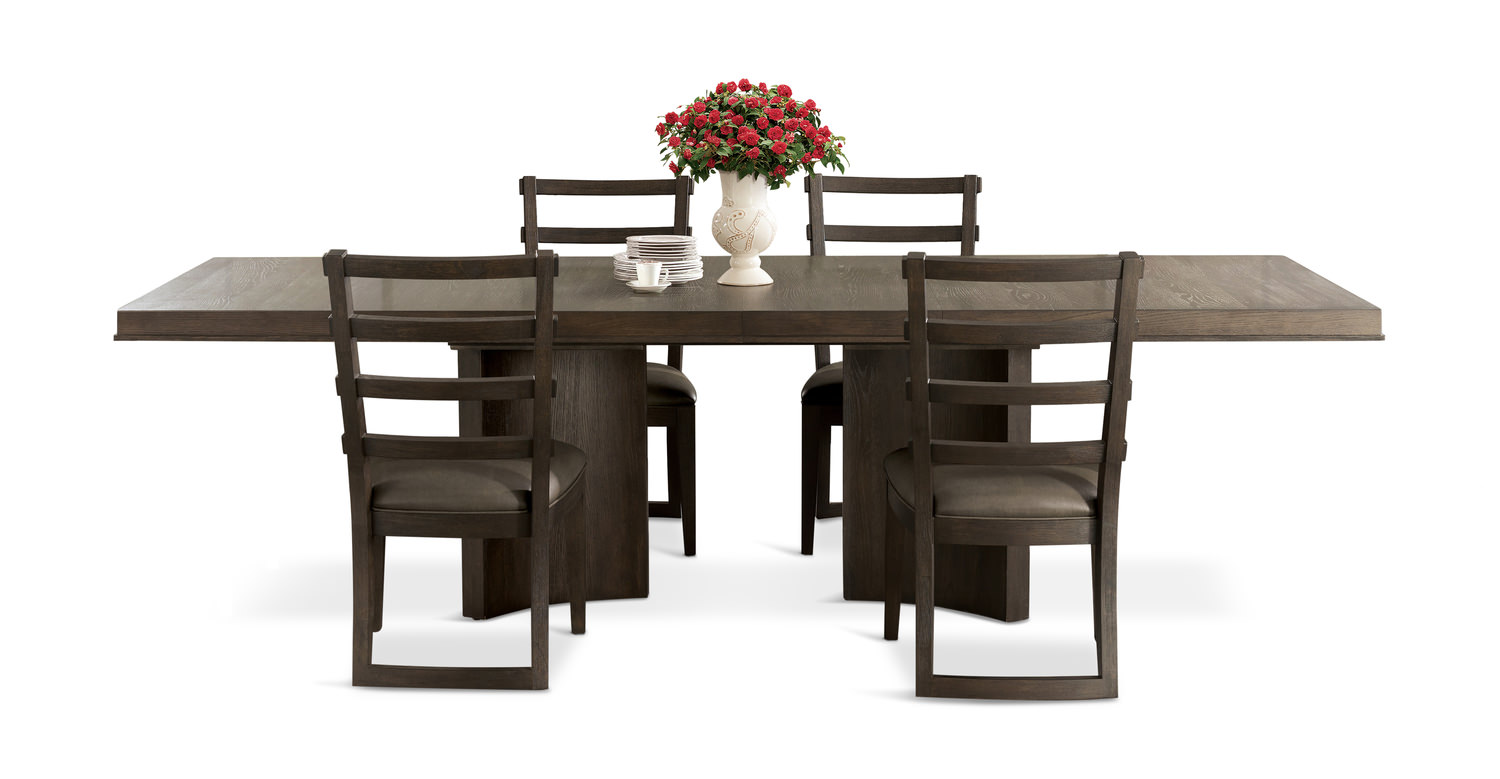 Precision Dining Table With 4 Side Chairs By Hom Furniture