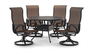 san tropez 7 piece patio dining set