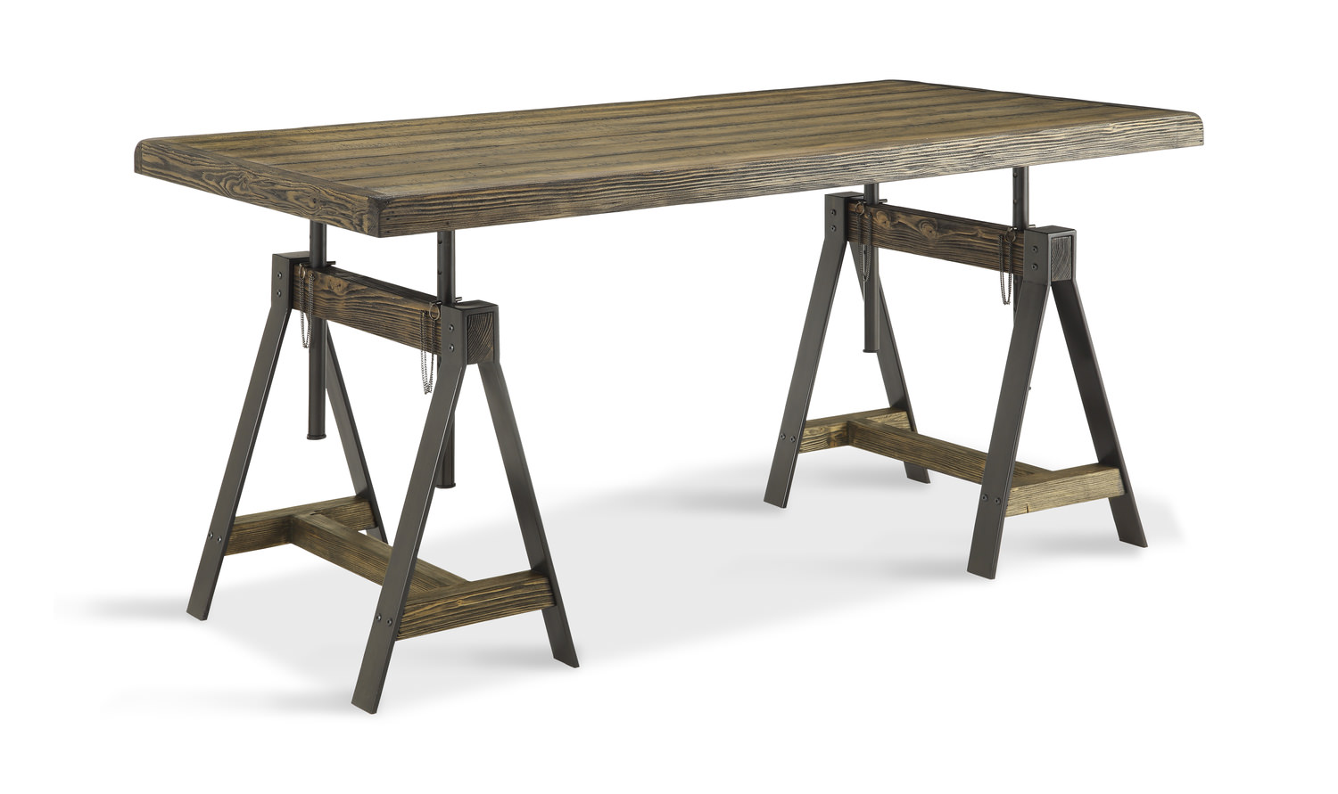 Camden Sawhorse Desk Or Dining Table Hom Furniture