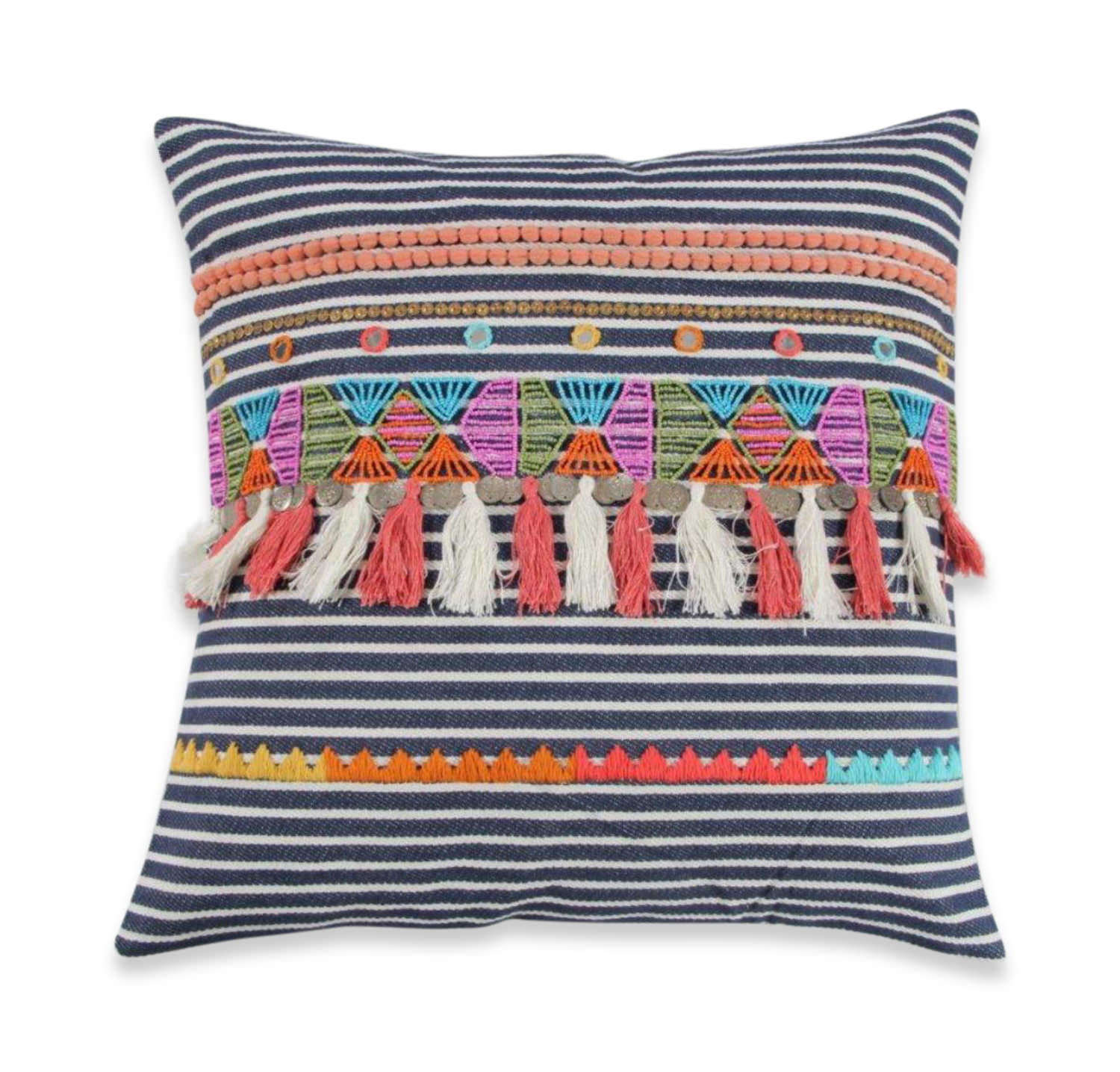 20″ Tassel Pillow | HOM Furniture