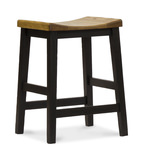 Kady Oak Saddle Seat Bar Stool thumbnail 1