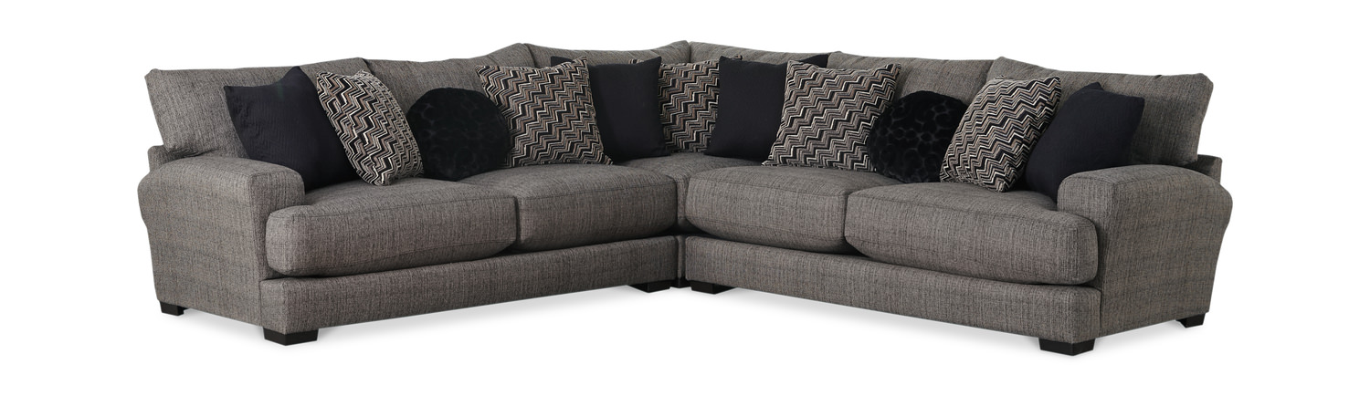 Eve 3 Piece Sectional Hom Furniture Eve 3 Piece Sectional