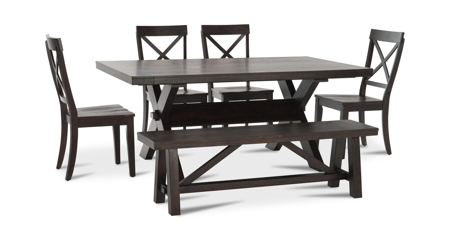 Picardy II Table With 4 Chairs And Dining HOM Furniture