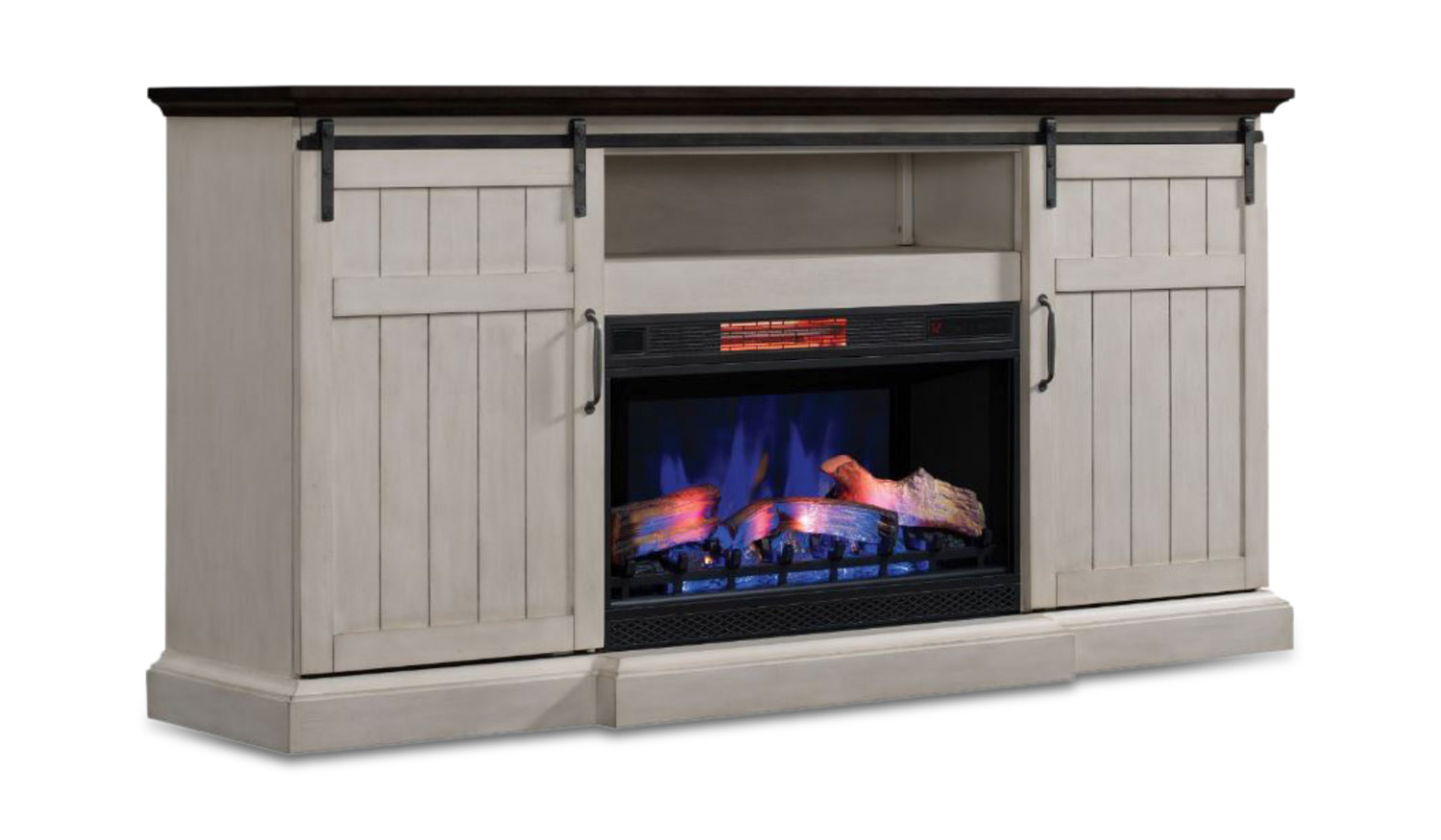 Barndoor Electric Fireplace Hom Furniture